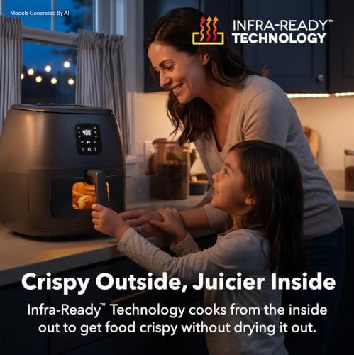 Ceramic nonstick six quart infrared air fryer — photo 3