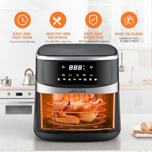 Six Quart Basket Air Fryer with Window — photo 5