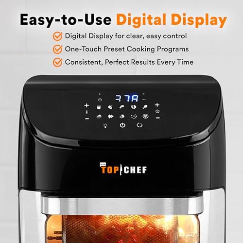 Digital air fryer oven with rotisserie — photo 4