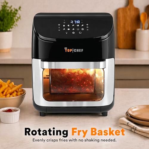 Digital air fryer oven with rotisserie — photo 5