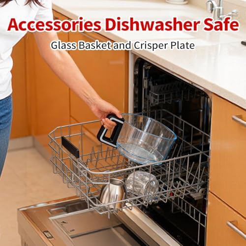 Glass basket four quart air fryer — photo 4