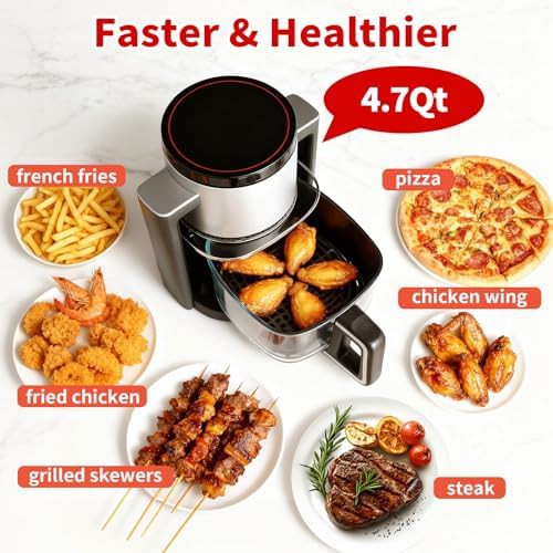 Glass basket four quart air fryer — photo 5