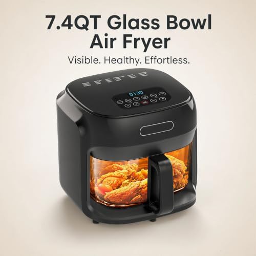 Touchscreen glass family size air fryer — photo 5