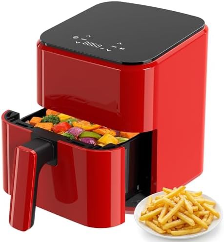 Compact digital three quart air fryer