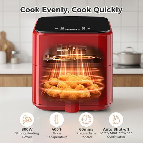 Compact digital three quart air fryer — photo 3