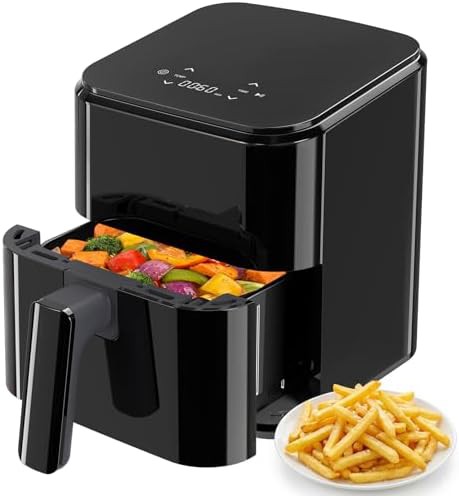 Compact Digital Three Quart Touchscreen Fryer