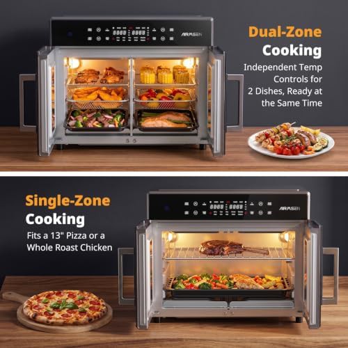 French Door Dual Zone Toaster Oven — photo 4