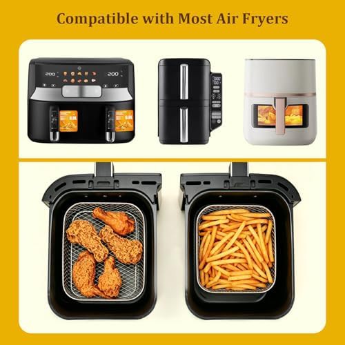 Stainless steel stackable air fryer racks — photo 5