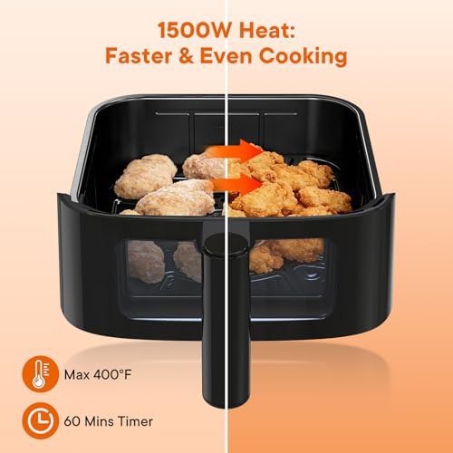 Four Quart Air Fryer with Interior Light — photo 3