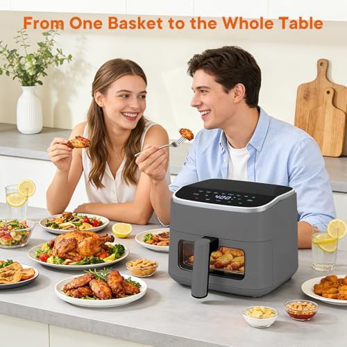 Compact Four Quart Window Fryer with Presets — photo 4