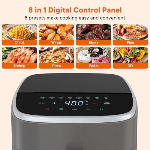 Compact Four Quart Window Fryer with Presets — photo 5