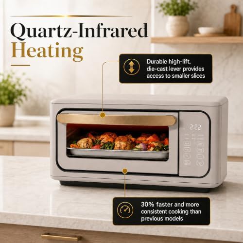 Porcini taupe large capacity toaster oven — photo 4