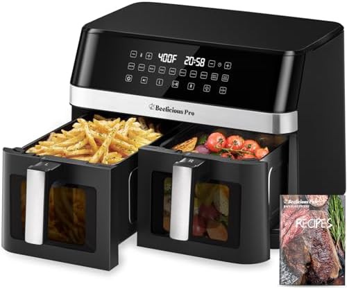 Dual basket air fryer with ultracrisp technology