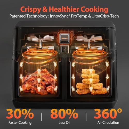 Dual basket air fryer with ultracrisp technology — photo 4