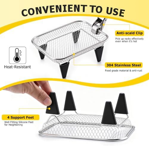 Stainless Steel Dual Basket Rack Set — photo 5