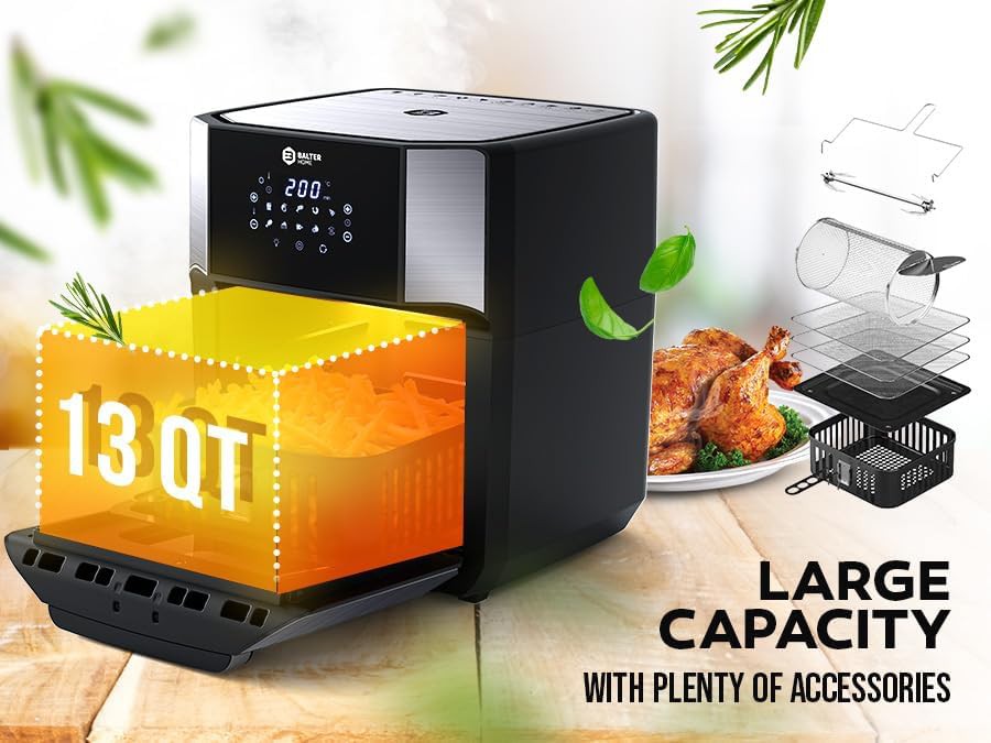 Stainless Steel Rotisserie Air Fryer — photo 5