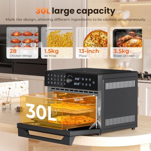 Large rotisserie convection air fryer toaster oven — photo 5