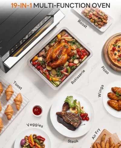 Black 32qt air fryer toaster oven combo — photo 5