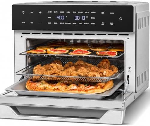 Stainless steel 32qt extra large air fryer oven