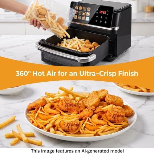 Twelve quart air fryer with viewing window — photo 4
