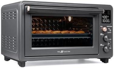 Non-Toxic Enamel Interior Toaster Oven 26.3 QT