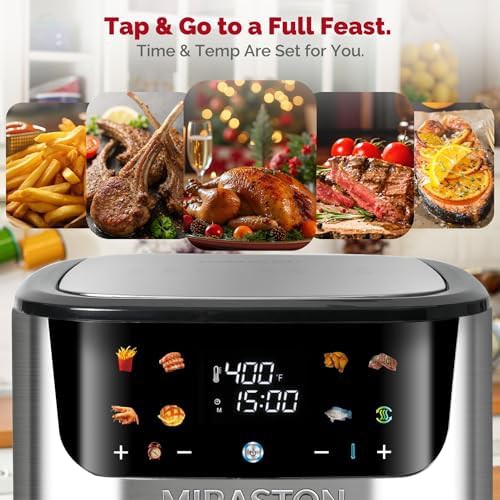 MIRASTON 8.5QT stainless family air fryer — photo 3