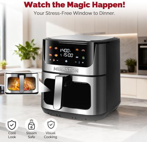 MIRASTON 8.5QT stainless family air fryer — photo 5