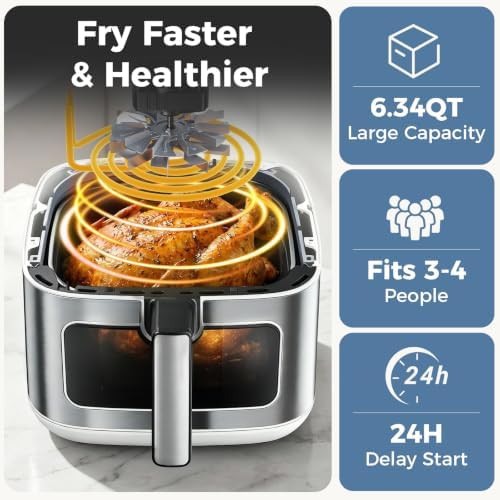 Family Size Basket Fryer with Window — photo 3