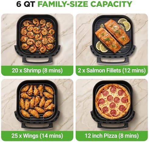 Grey extra large basket air fryer — photo 4