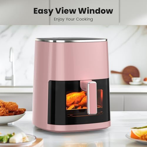 Black nonstick basket air fryer 6QT — photo 5