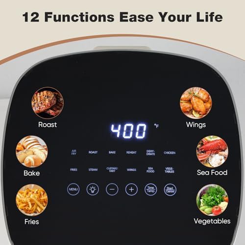 Pearl white six quart air fryer — photo 4