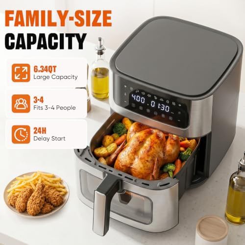 Basket Style Eight in One Six Quart Fryer — photo 3