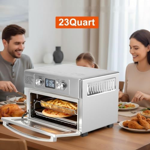Stainless Steel Air Fryer Toaster Oven — photo 3