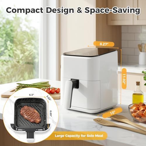 Four Quart Touchscreen Small Air Fryer — photo 5
