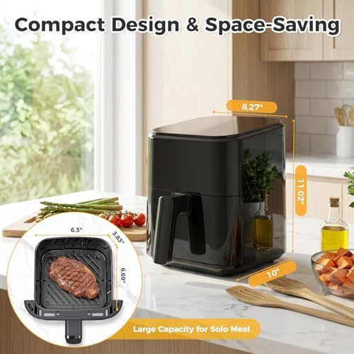 Compact Three Quart Digital Air Fryer — photo 5