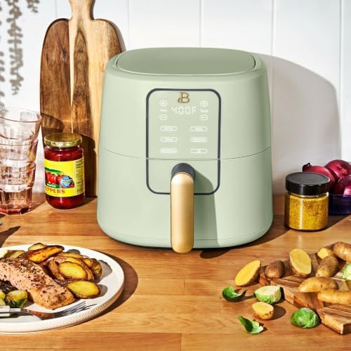Sage green 6 quart touch activated fryer — photo 3