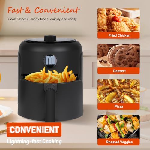 MIRASTON 2.8QT mini dial air fryer — photo 3
