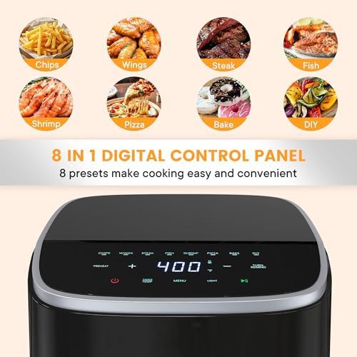 Compact basket fryer with visual window — photo 5