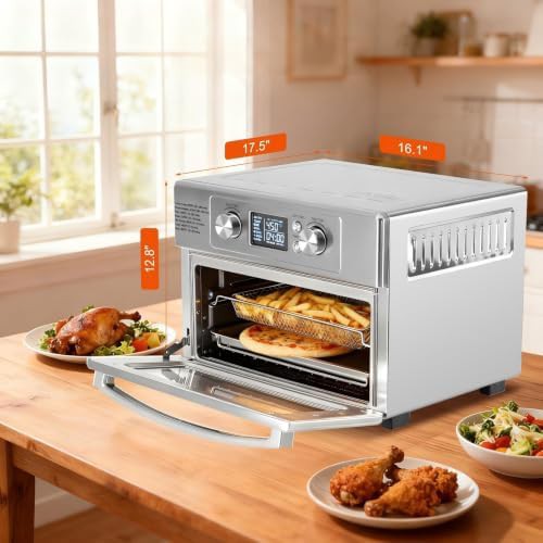 Stainless Steel Toaster Oven and Air Fryer Combo — photo 3