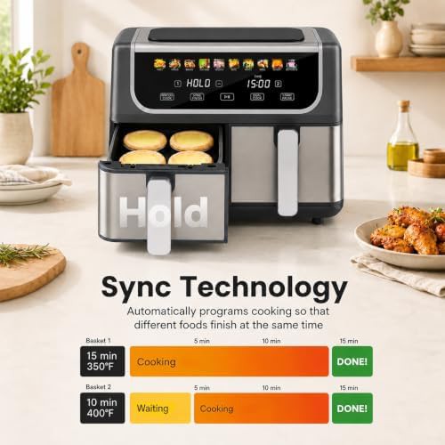 Ten in one dual basket fryer — photo 5