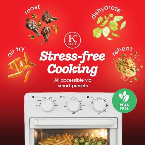 White 16 qt air fryer with window — photo 4