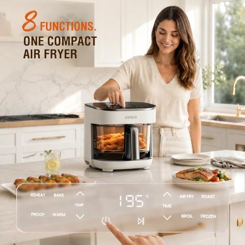 AeroLucen Glass Air Fryer High Heat 5QT — photo 4