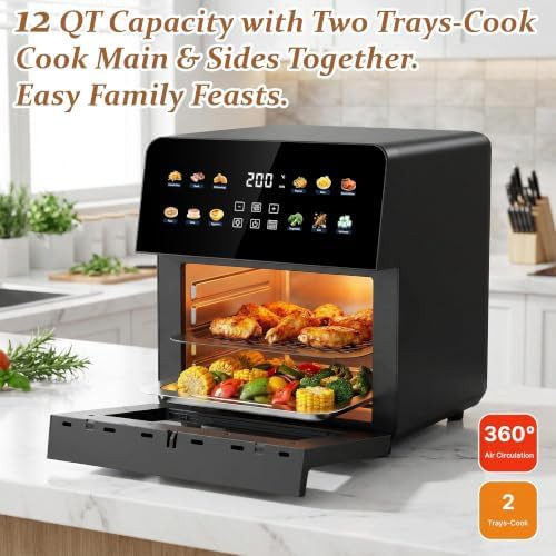 Black Toaster Oven and Air Fryer Combo — photo 4
