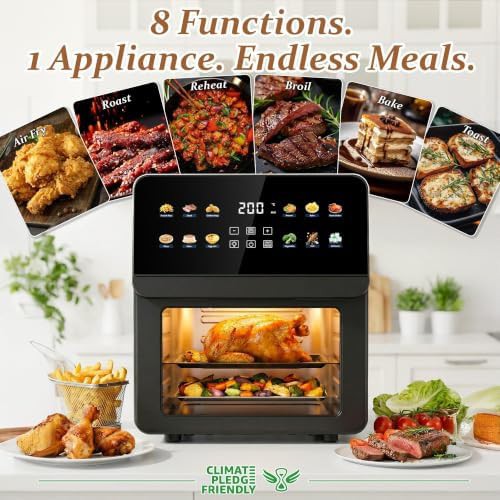 Black Toaster Oven and Air Fryer Combo — photo 5